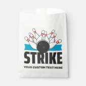 Aangepaste tekst Bowling Strike Bedankzakje (Voorkant)