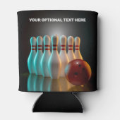 Aangepaste tekst Bowling Strike Blikjeskoeler (Achterkant)