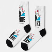 Aangepaste tekst Bowling Strike Sokken (Links)