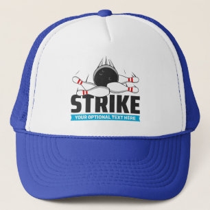 Aangepaste tekst Bowling Strike Trucker Pet