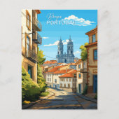 Aangepaste tekst Braga Portugal Briefkaart (Voorkant)