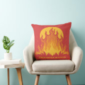 Aangepaste tekst Brandweerman Kussen (Stoel)