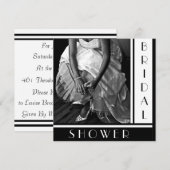 Aangepaste tekst Bridal Shower-uitnodigingen Kaart (Voorkant / Achterkant)