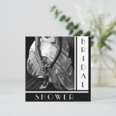 Aangepaste tekst Bridal Shower-uitnodigingen Kaart (Staand voorkant)