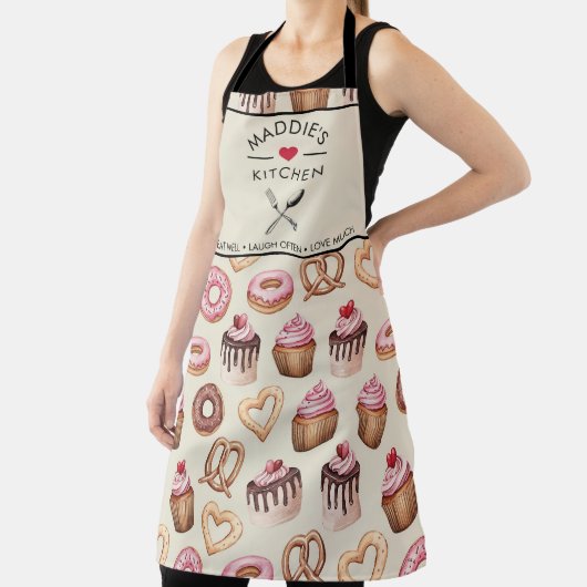 Aangepaste tekst Brood Bakker Patroon Schort (Insitu)