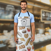 Aangepaste tekst Brood Bakker Patroon Schort