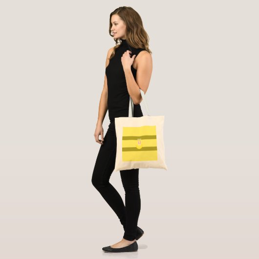 Aangepaste tekst Bunny Ears Egg Tote Bag (Voorkant (model))