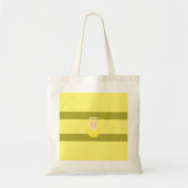 Aangepaste tekst Bunny Ears Egg Tote Bag (Voorkant)