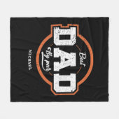 Aangepaste tekst cadeau voor vader fleece deken (Voorkant (Horizontaal))
