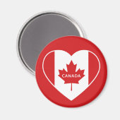 Aangepaste tekst CANADA Love magnet (Voorkant / Achterkant)