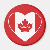 Aangepaste tekst CANADA Love magnet (Voorkant)