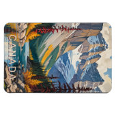 Aangepaste tekst Canada Reizen Poster Magneet (Horizontaal)