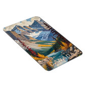 Aangepaste tekst Canada Reizen Poster Magneet (Rechterzijde)