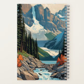 Aangepaste tekst Canada Reizen Poster Notitieboek (Achterkant)