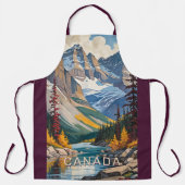Aangepaste tekst Canada Reizen Poster Schort (Voorkant)