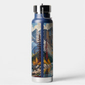 Aangepaste tekst Canada Reizen Poster Waterfles (Links)