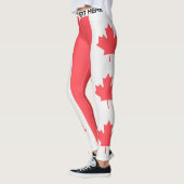 Aangepaste tekst Canada Voetbal Leggings (Links)