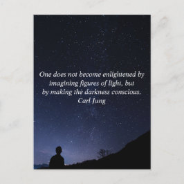 Aangepaste tekst Carl Jung verlicht de bewuste kos Briefkaart