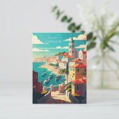 Aangepaste tekst Cascais Portugal Briefkaart (Staand voorkant)