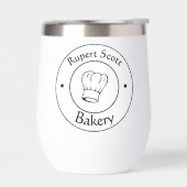 Aangepaste tekst chef's pet business logo (Links)