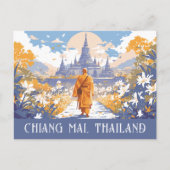 Aangepaste tekst Chiang Mai Thailand Briefkaart (Voorkant)