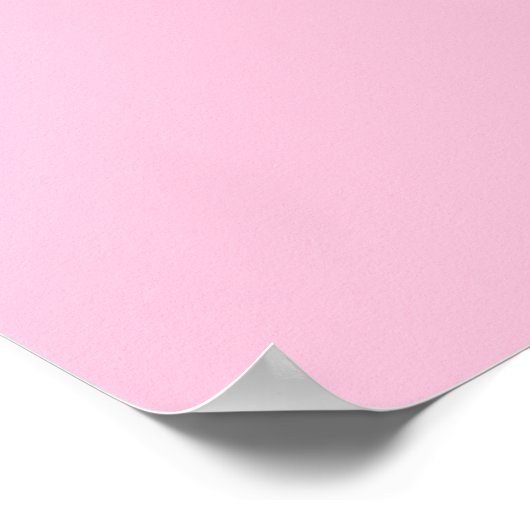 Aangepaste tekst chocolade druppel poster (Hoek)