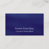 Aangepaste tekst Christelijke kerkvoorganger geper Visitekaartje (Voorkant)