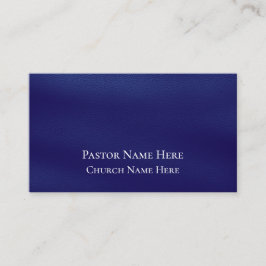 Aangepaste tekst Christelijke kerkvoorganger geper Visitekaartje
