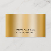 Aangepaste tekst Christelijke kerkvoorganger geper Visitekaartje (Voorkant)