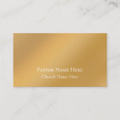Aangepaste tekst Christelijke kerkvoorganger geper Visitekaartje (Voorkant)