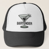 Aangepaste tekst Cocktail Bartender Trucker Pet (Voorkant)