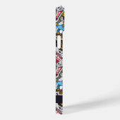 Aangepaste tekst College Comics Patroon Case-Mate iPhone Case (Achterkant / Rechts)