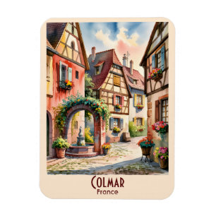 Aangepaste tekst Colmar Elzas Frankrijk Reizen Aqu Magneet