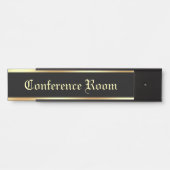 Aangepaste tekst Conferentieruimte Classic lettert Deurbordje (Voorkant)