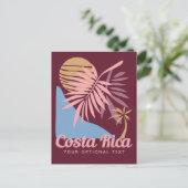 Aangepaste tekst Costa Rica Briefkaart (Staand voorkant)