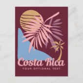 Aangepaste tekst Costa Rica Briefkaart (Voorkant)