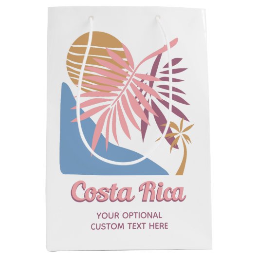 Aangepaste tekst Costa Rica Medium Cadeauzakje (Voorkant)