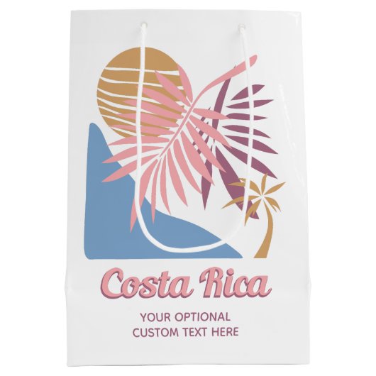 Aangepaste tekst Costa Rica Medium Cadeauzakje (Achterkant)
