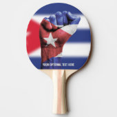 Aangepaste tekst Cuba Tafeltennisbatje (Achterkant)