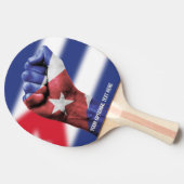 Aangepaste tekst Cuba Tafeltennisbatje (Zijkant)
