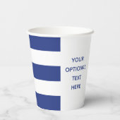 Aangepaste tekst Cuba vlag Papieren Bekers (Achterkant)