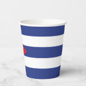 Aangepaste tekst Cuba vlag Papieren Bekers (Links)
