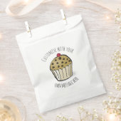 Aangepaste tekst Cute Mini Muffin  Bedankzakje (Geknipt)