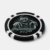 Aangepaste tekst DEADMONTON poker chips (Enkel)