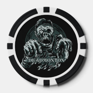 Aangepaste tekst DEADMONTON-pokerchips Poker Chips