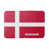 Aangepaste tekst Denemarken vlag Badmat (Voorkant)