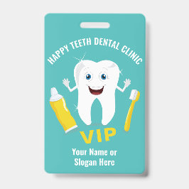 Aangepaste tekst Dental Clinic badge