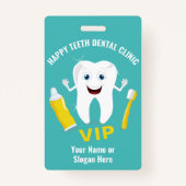 Aangepaste tekst Dental Clinic badge (Voorkant)