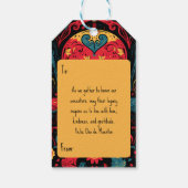 Aangepaste tekst Dia de Muertos☠️ Eeuwige Herinner Cadeaulabel (Achterkant)