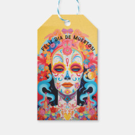 Aangepaste tekst Dia de Muertos La Calavera Catrin Cadeaulabel